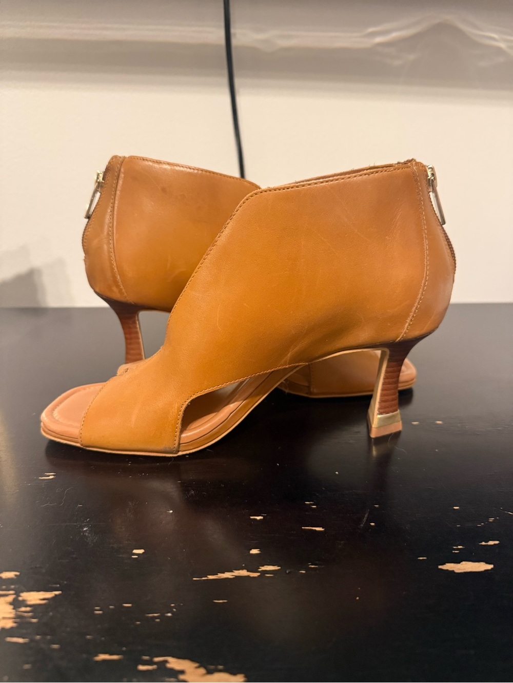 Vince Camuto Jesilia Open Toe
Bootie (Women) Size 8M LIGHT COGNAC - Picture 3 of 9